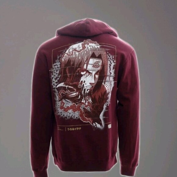 Primitive x Naruto x Paul Jackson Clone Burgundy Hoodie Size Men's Size XXL - Picture 1 of 3